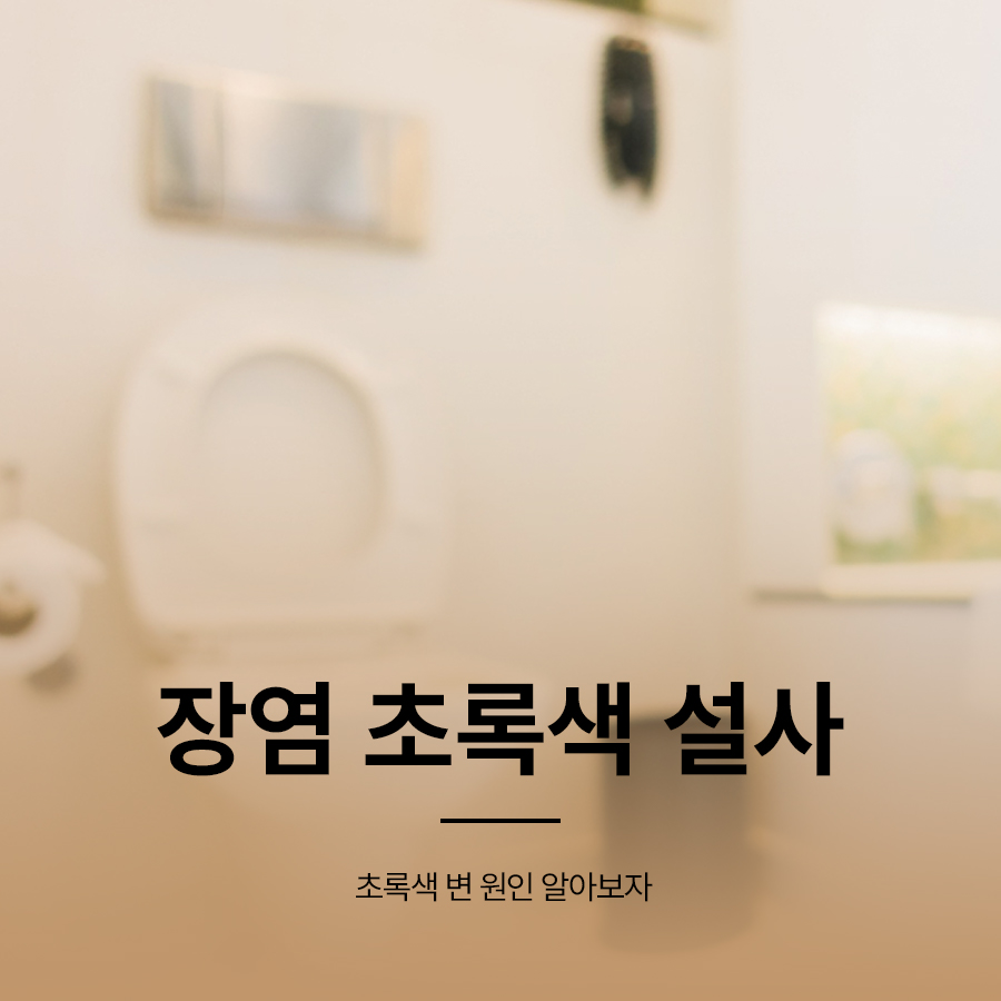 장염 초록색 설사 변 원인 알아보자 관련 이미지 1