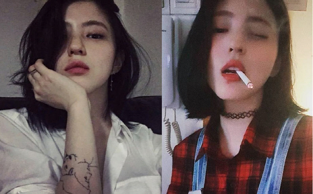 '부부의 세계' 한소희, "충격적인" 과거 담배 타투 논란.. 관련 이미지 8