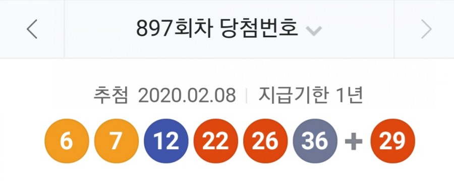 제897회 로또 당첨번호, 1등 금액과 명당은 어디? 관련 이미지 1