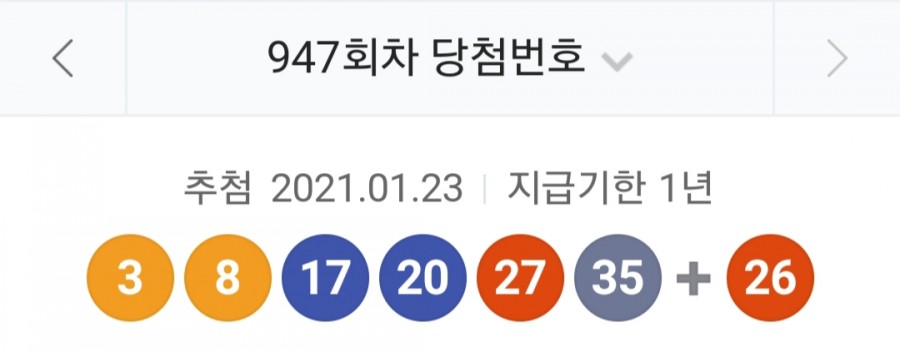 947회 로또 당첨번호조회, 1등 금액 당첨 명당은 어디? 관련 이미지 1