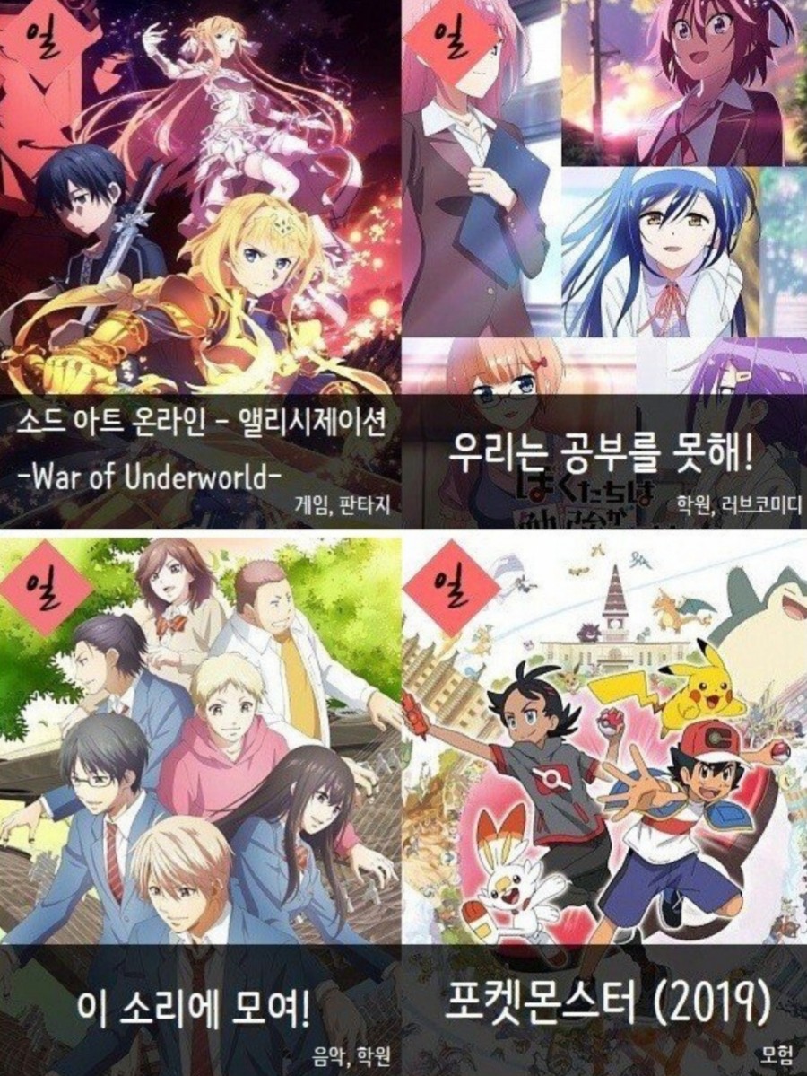 2019년 4분기 신작애니, 화제의 작품과 추천 애니 관련 이미지 1