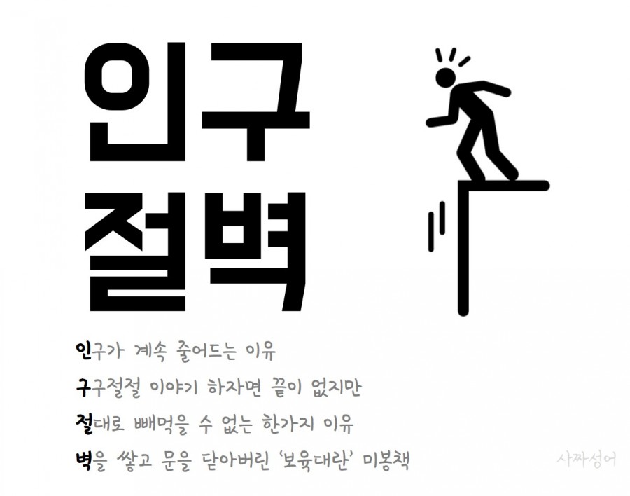 2022년, 한국의 인구절벽 사상최악의 해 관련 이미지 1