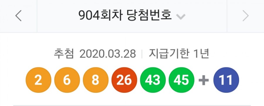 제904회차 로또당첨번호, 1등 당첨 금액은 얼마? 관련 이미지 1