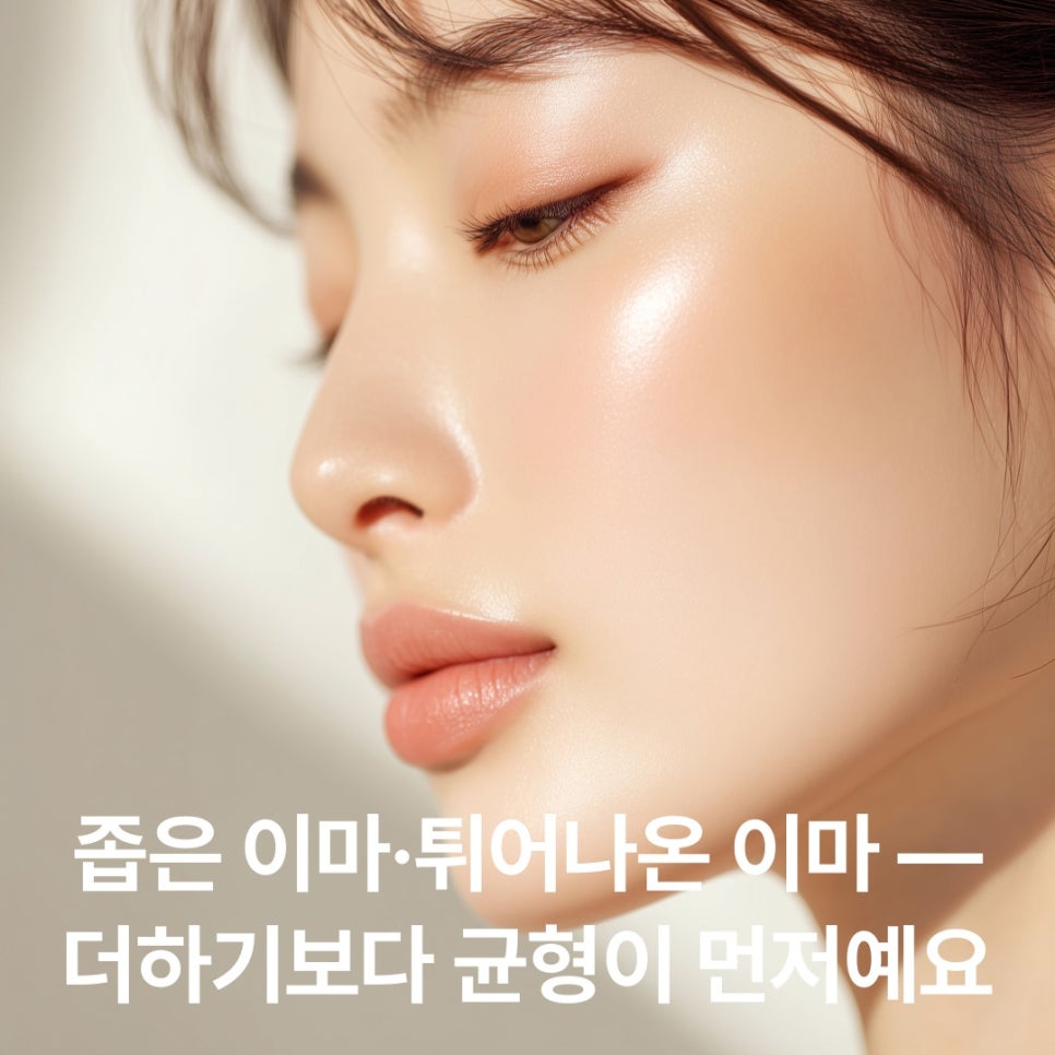 평평해 보이는 이마 구조, 어떤 점을 확인할까? 관련 이미지 5