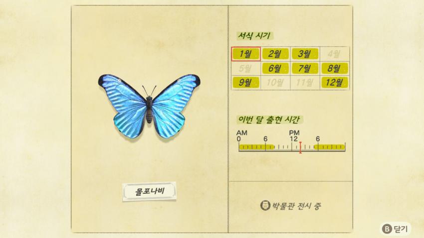 '모여봐요 동물의 숲' 곤충도감 정리 및 공략(1) 관련 이미지 10