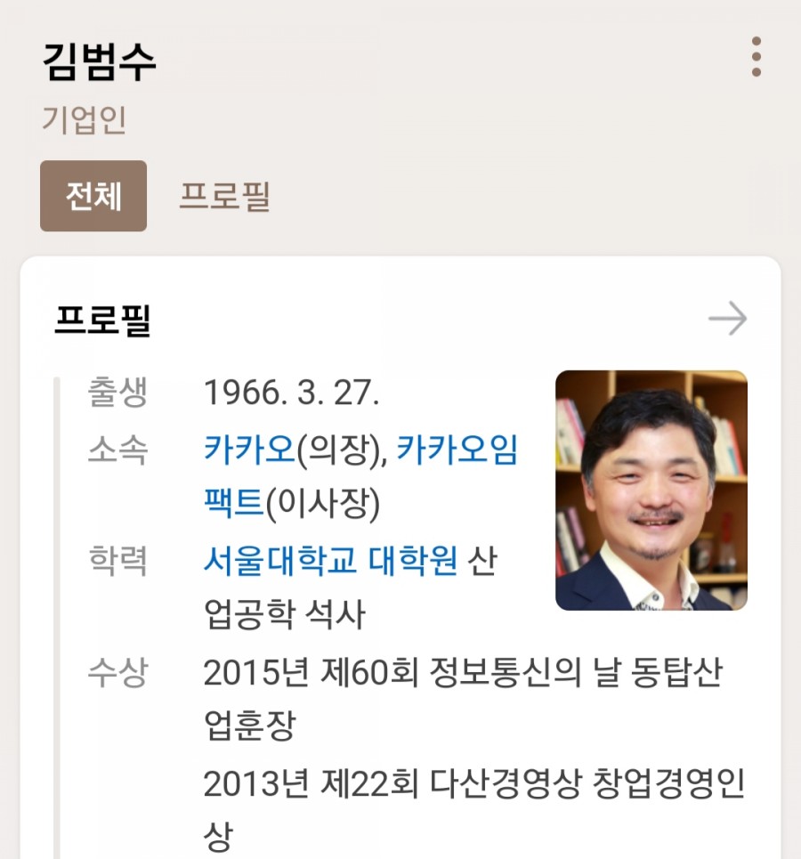 김범수 카카오 의장, 재산 관련 이미지 1
