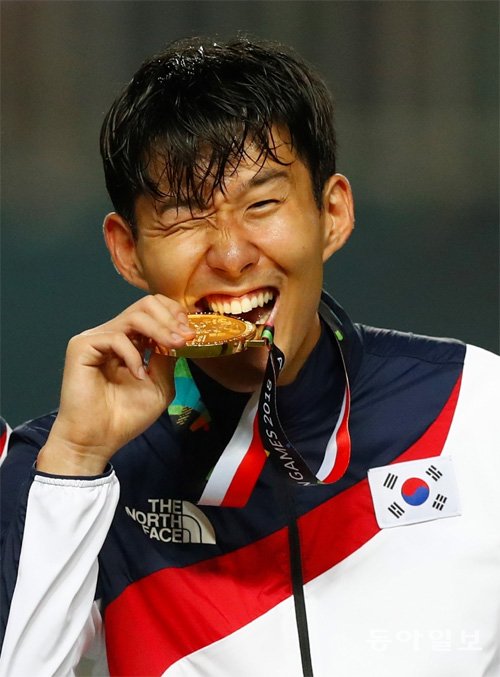 손흥민 훈련병, 관련 이미지 5