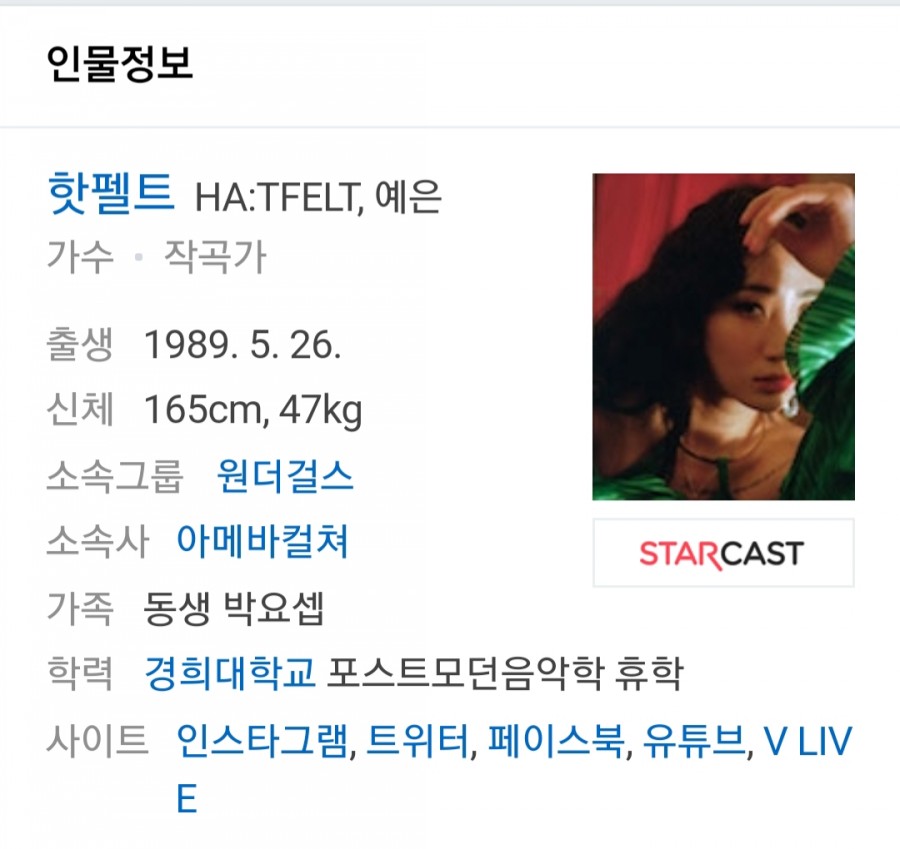 핫펠트, 관련 이미지 1
