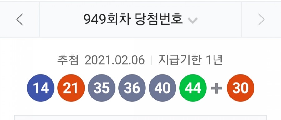 949회 로또 당첨번호조회, 1등 금액 당첨 명당은 어디? 관련 이미지 1