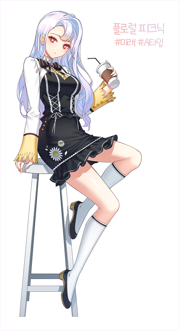 클로저스 플로럴 피크닉 일러스트 모음 관련 이미지 3