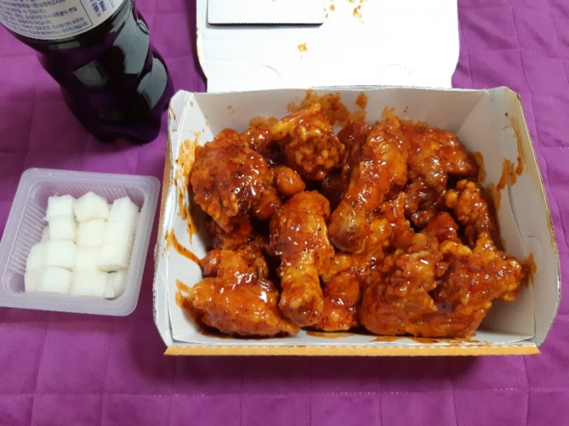 호식이두마리치킨 오징어불짬뽕치킨 먹어본 후기 관련 이미지 1