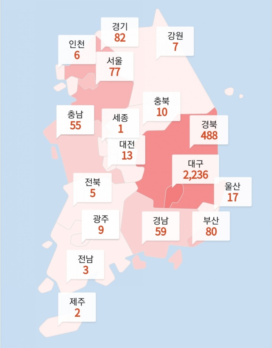 국내 코로나 현황, 관련 이미지 3