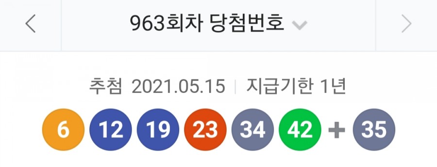 963회 로또 당첨번호조회, 1등 금액 당첨 명당은 어디? 관련 이미지 1