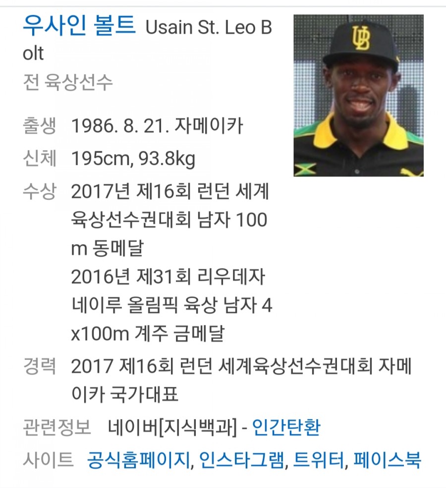 우사인 볼트, 34번째 관련 이미지 1