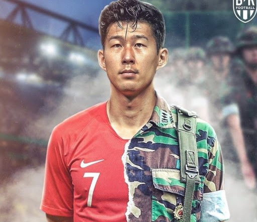 손흥민 훈련병, 관련 이미지 1