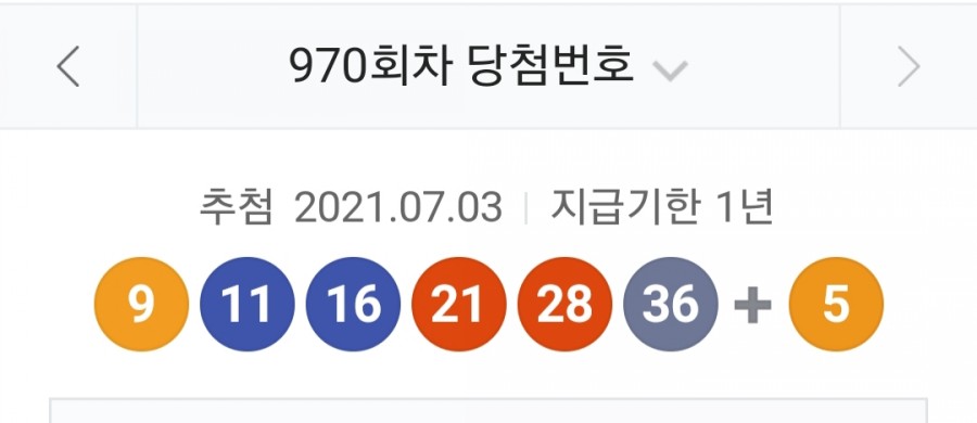 970회 로또 당첨번호조회, 1등 금액 당첨 명당은 어디? 관련 이미지 1