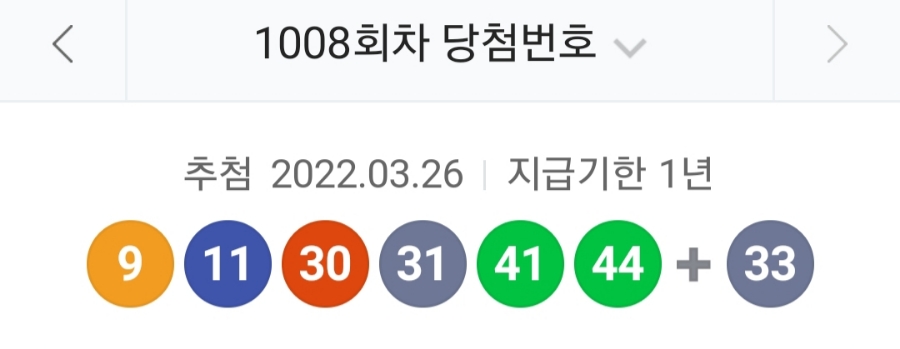 1008회 로또 당첨번호 조회, 1등 금액 당첨 명당은 어디? 관련 이미지 1