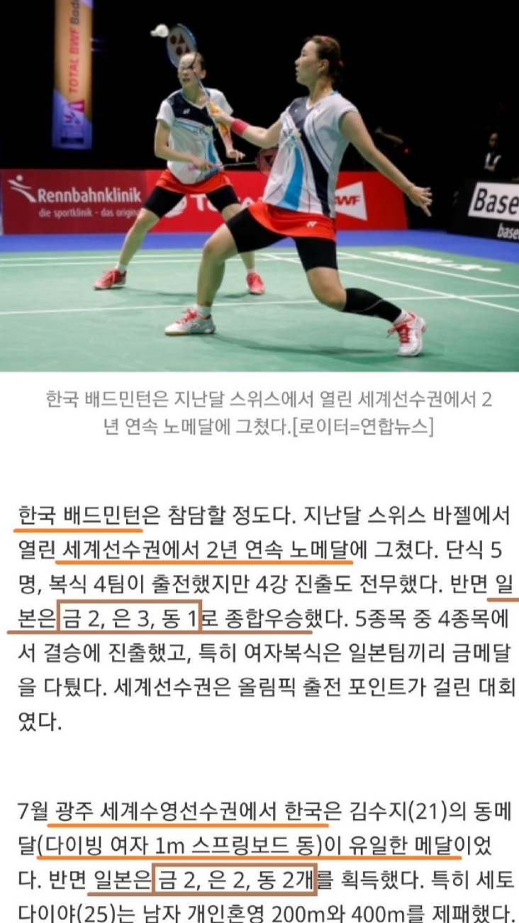 한국의 양궁 유도 배드민턴 세계선수권 대회 근황 관련 이미지 7