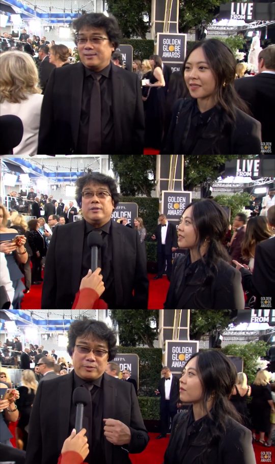 2020 골든글로브, 봉준호 관련 이미지 3