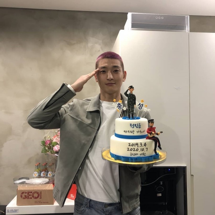 2AM 정진운 나인뮤지스 경리 2년째 열애중, 정진운 군복무 관련 이미지 10