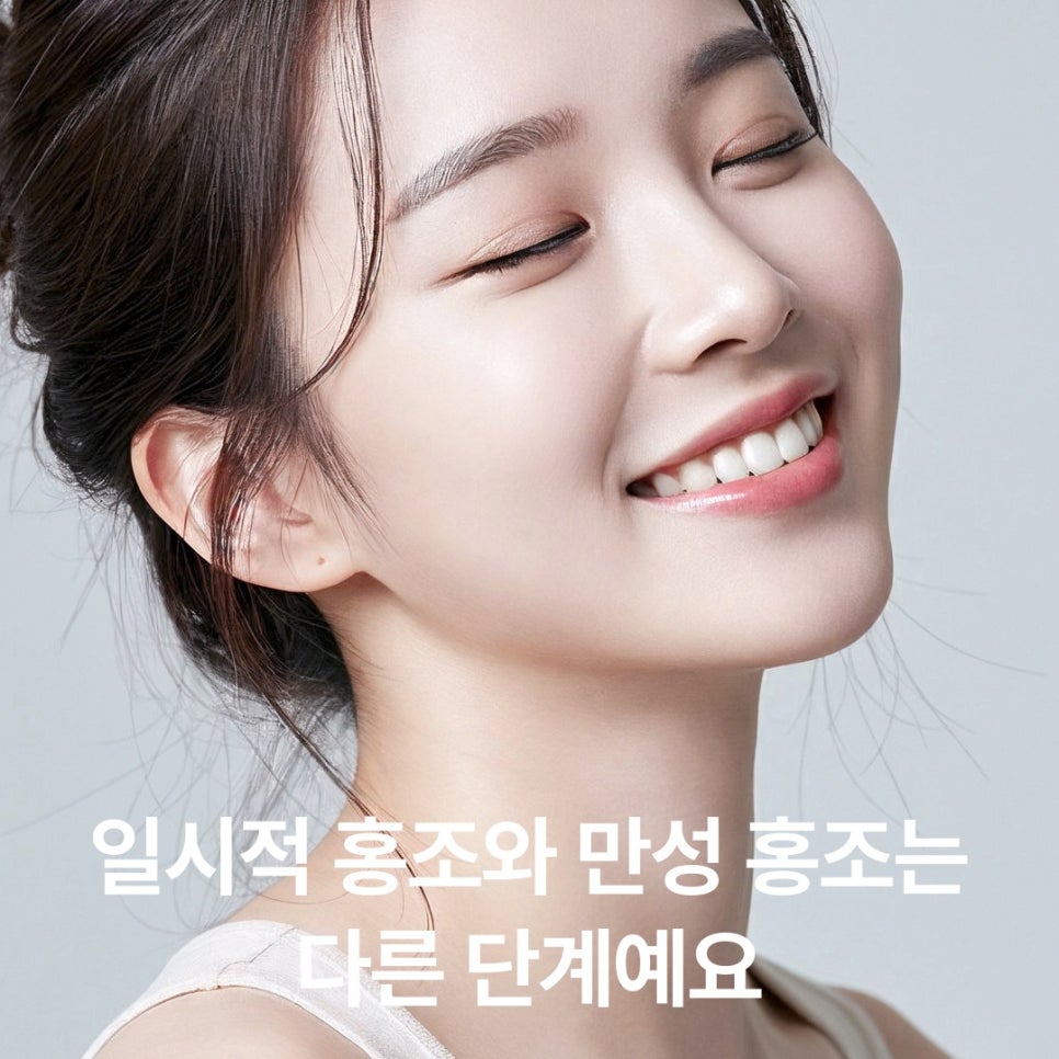 얼굴에 나타나는 홍조 증상, 일반 진정 관리와 차이점이 있습니다 관련 이미지 2