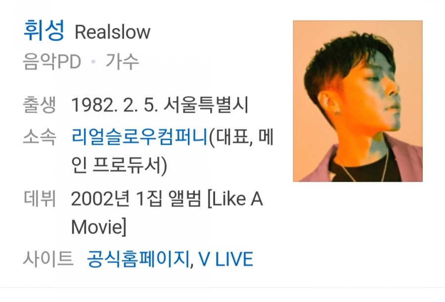 가수 휘성, 관련 이미지 1