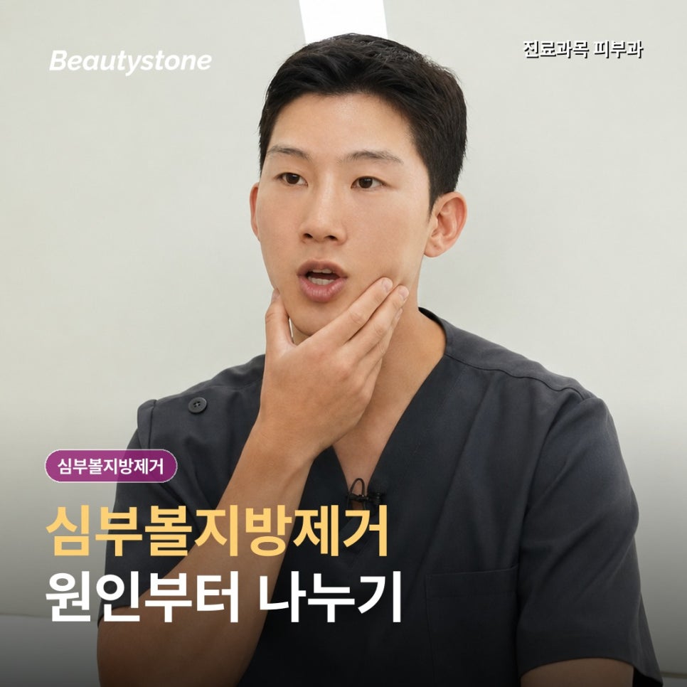 심부볼지방제거, 볼 아래가 접힌다고 무조건 빼면 안 되는 이유 관련 이미지 1