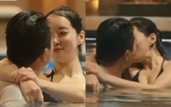 정준 김유지 교제 30일, 연애의맛에서 수위높은 수중키스 화제 관련 이미지 5