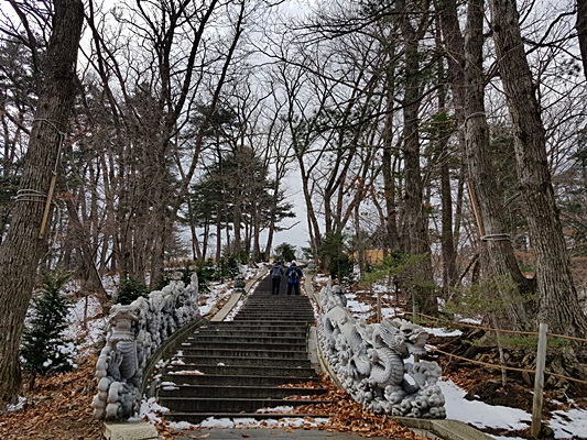 늦가을 오대산 산행, 올해 첫눈을 보고 힐링했어요!! 관련 이미지 20