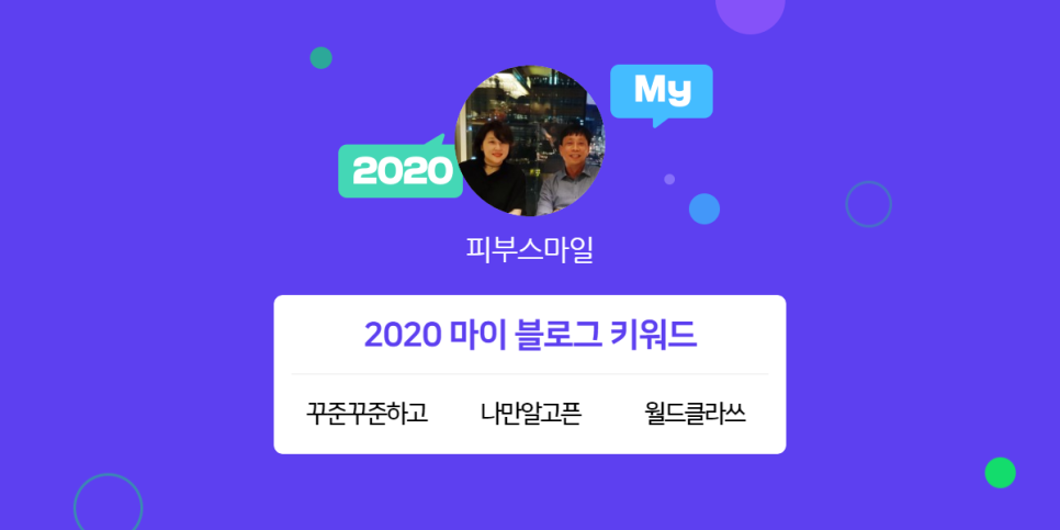 [2020 마이블로그 리포트] 한 눈에 보는 올해 내 블로그 데이터! 관련 이미지 1