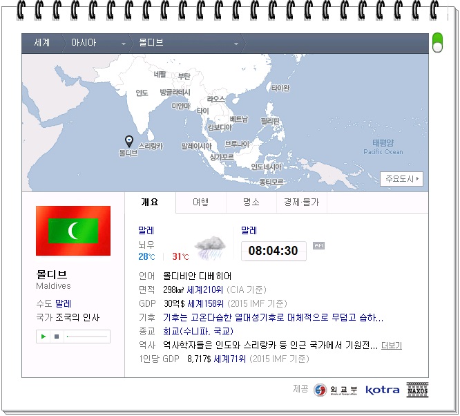 신부들의 로망...신혼여행은 역시 몰디브!! 관련 이미지 1