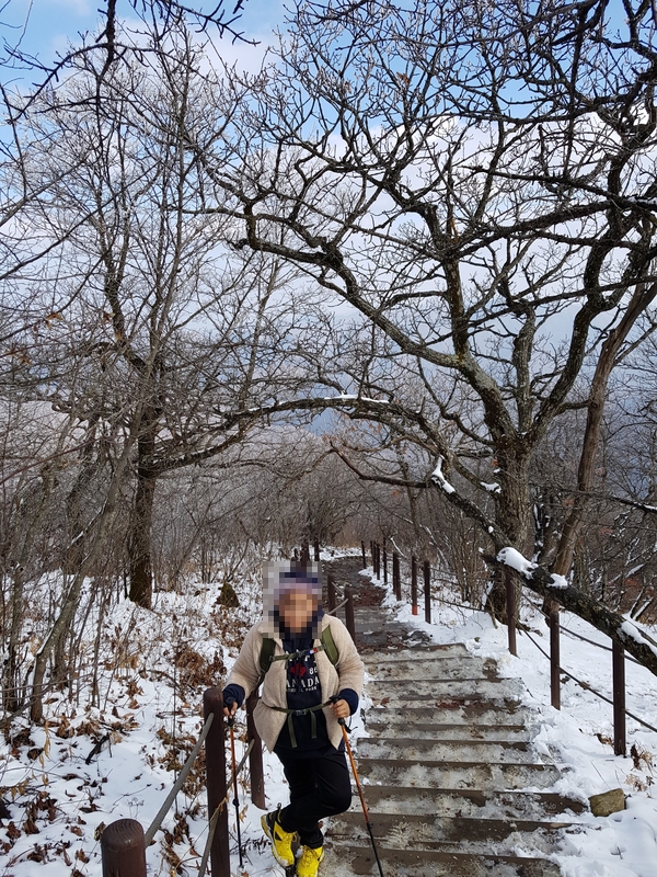 늦가을 오대산 산행, 올해 첫눈을 보고 힐링했어요!! 관련 이미지 26