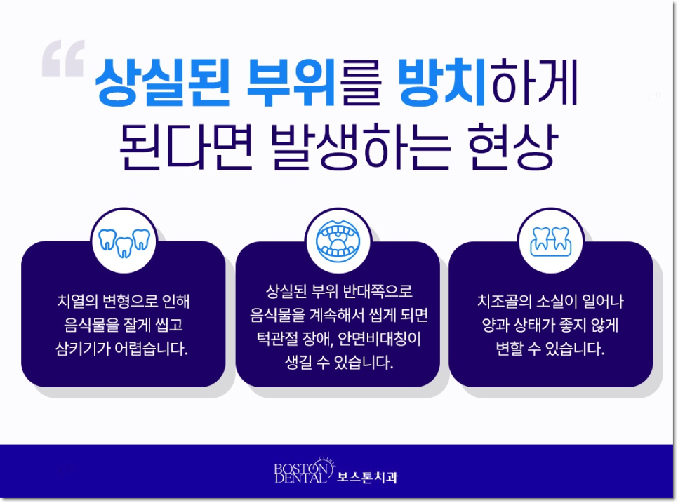종각치과 오른쪽 어금니를 뺀 지 몇 년 된 것 같아요 관련 이미지 3
