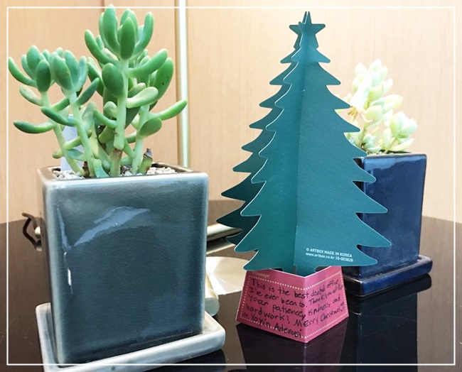 보스톤치과) 환자분이 써주신 크리스마스카드♥ 관련 이미지 2