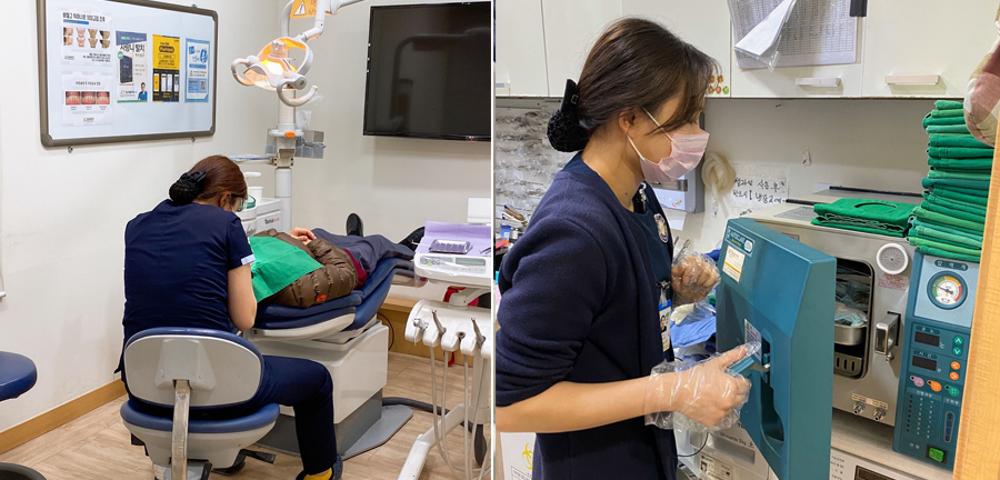 강남레옹치과의 소독 멸균 그리고 교육 현장! 관련 이미지 2