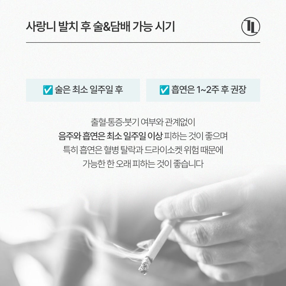 사랑니 발치 후 술&담배 언제 가능? 사랑니 회복 가이드🔖/ 강남레옹치과 관련 이미지 8