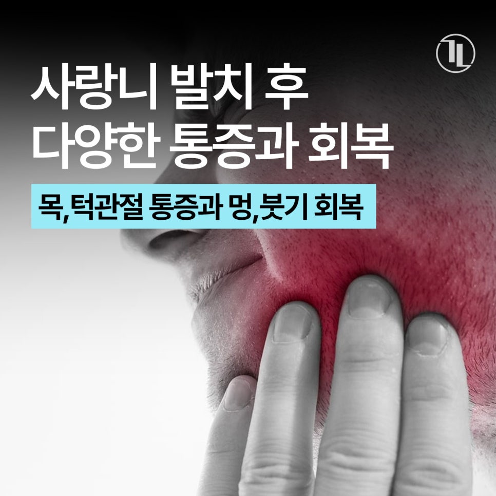 사랑니 발치 후 목 통증·턱관절 통증 ·붓기·멍/ 사랑니 발치 통증과 회복 / 강남레옹치과 관련 이미지 1