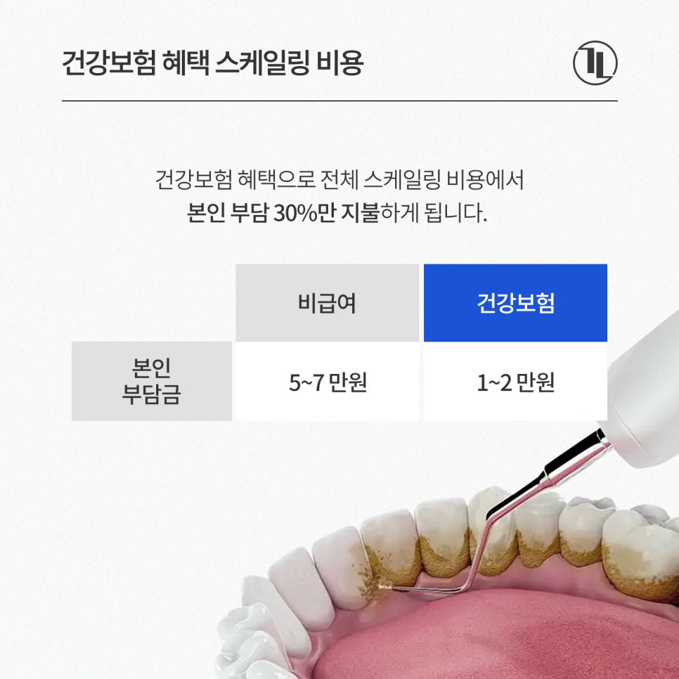 올해 스케일링 아직 안 하셨나요? / 연 1회 스케일링 혜택 비용 / 강남레옹치과 관련 이미지 4