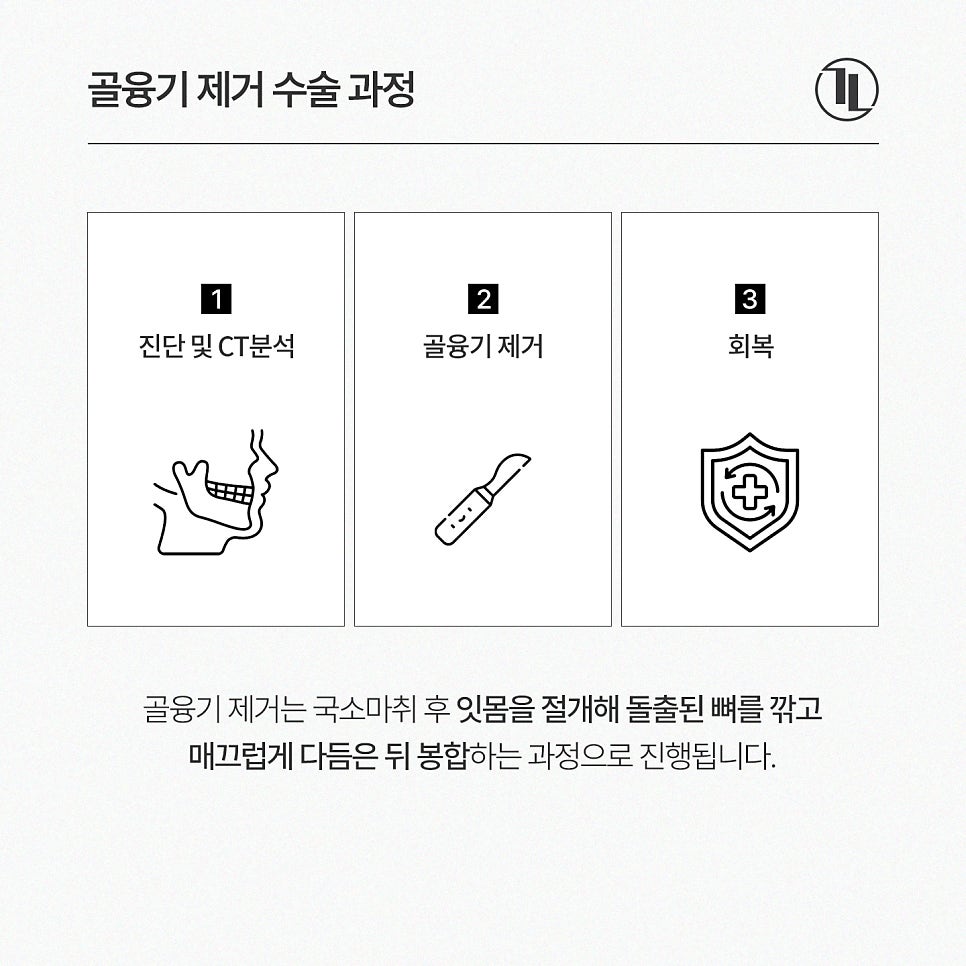 입안에서 느껴지는 딱딱한 이물감? 잇몸뼈 돌출 골융기 제거 / 강남레옹치과 관련 이미지 4