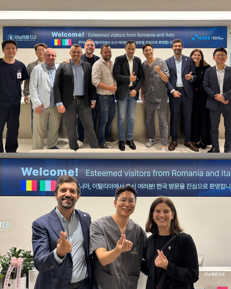 Dentists from Romania and Italy Visit Gangnam Leon Dental Clinic! image 2