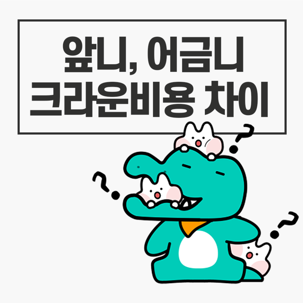 앞니 라미네이트 올세라믹 크라운 가격. 왜 어금니보다 비싼가?? 관련 이미지 1