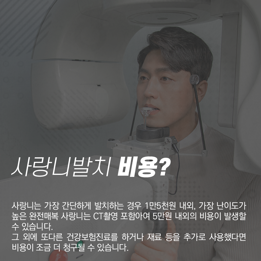 강남레옹치과 사랑니 발치 CT촬영 이유 그리고 비용 안내 관련 이미지 4