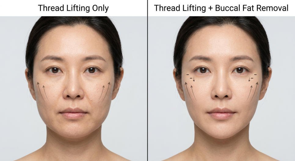 If your face is like this, "buccal fat removal" is not the first step — Gangnam "buccal fat lifting" is. image 15