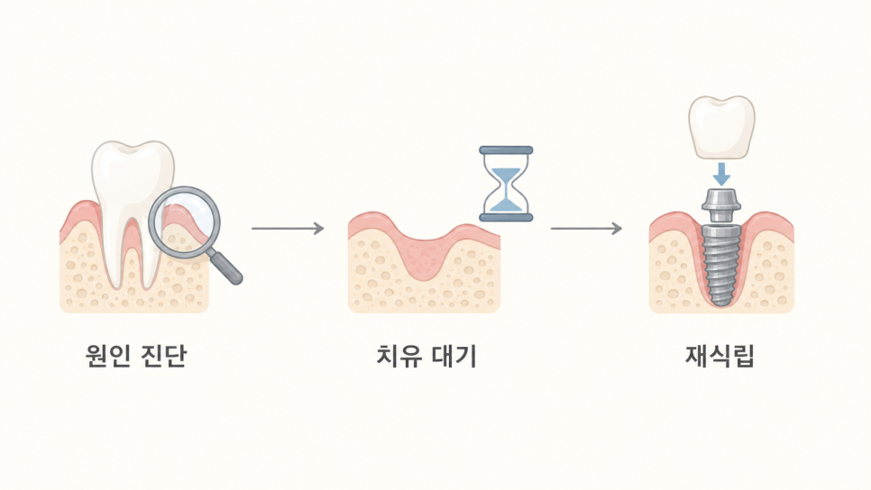 임플란트 재식립, 다시 심기 전에 꼭 확인해야 할 것 — "왜 실패했는지"부터입니다 관련 이미지 4