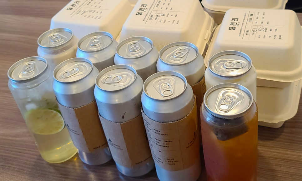 샌드위치와 음료를 맛있게 먹는 타임을 가져보았습니다! 관련 이미지 4