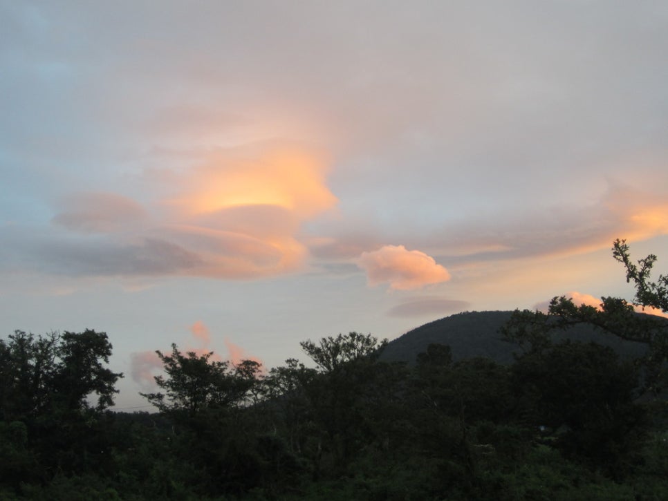 교래에서 본 노을... 관련 이미지 2