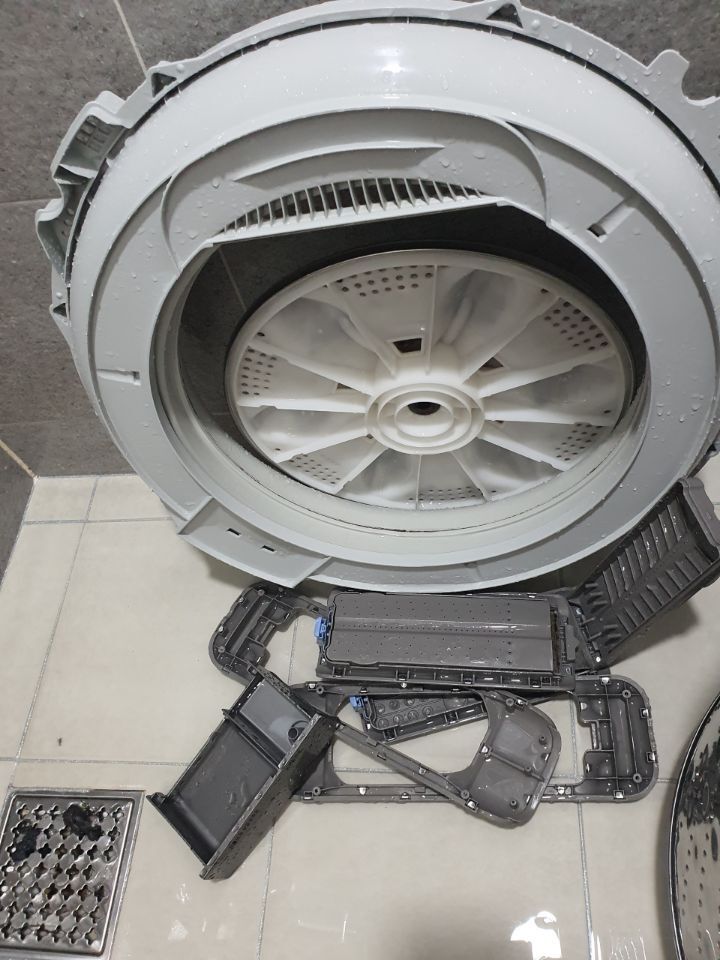 세탁기 청소..속이 다 시원하네요ㅋㅋ 관련 이미지 3