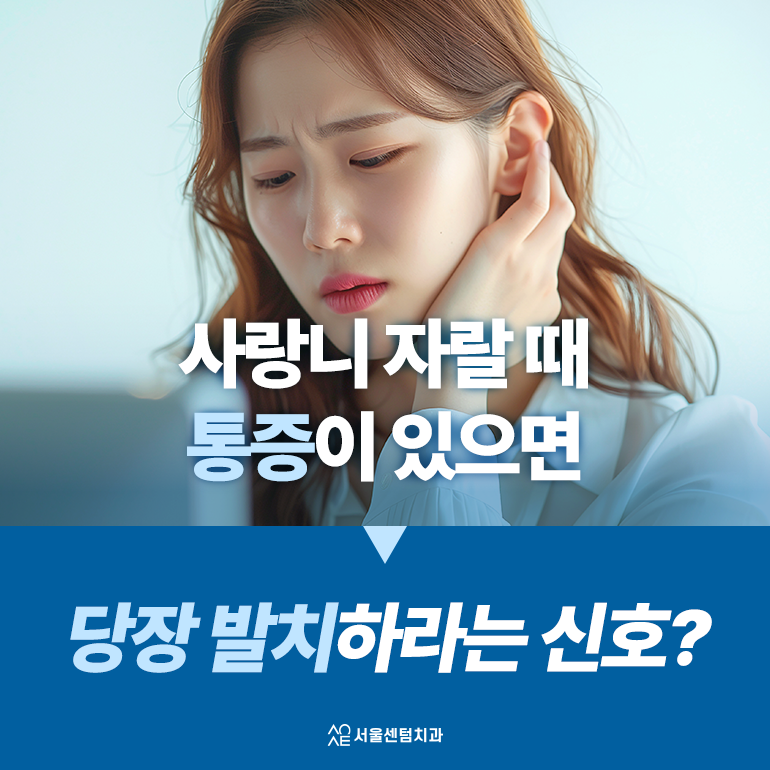 사랑니 날 때 통증 문제가 생겼다는 신호? 발치 필요 여부 체크 관련 이미지 1