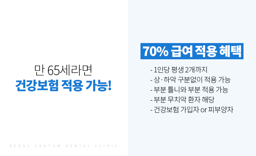 만65세 임플란트 지원 혜택 통해서 가격 부담 줄이세요 관련 이미지 2