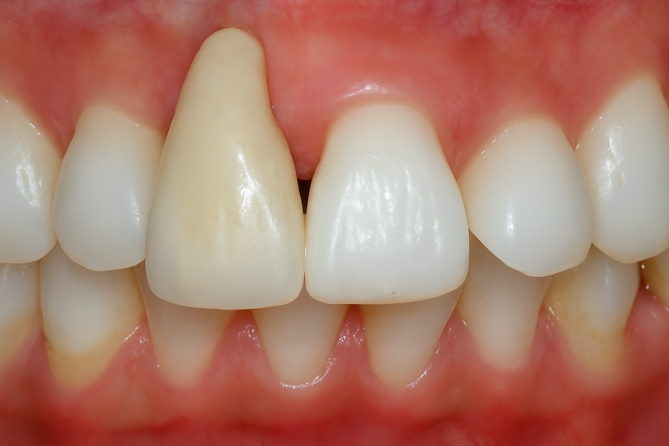 앞니 임플란트 왜 잇몸이 내려앉아 보이나요? : 영등포구청 치과 관련 이미지 2